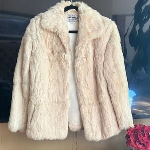Elegant Cream Teddy Jacket